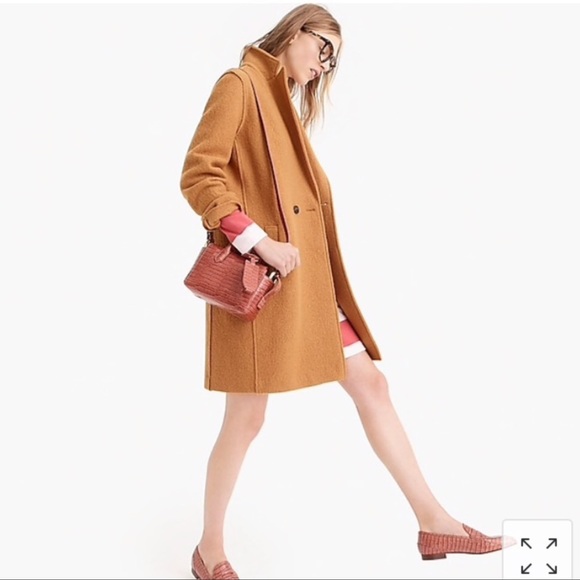 J. Crew | Daphne Topcoat In Italian Boiled Wool 10 - Picture 8 of 8